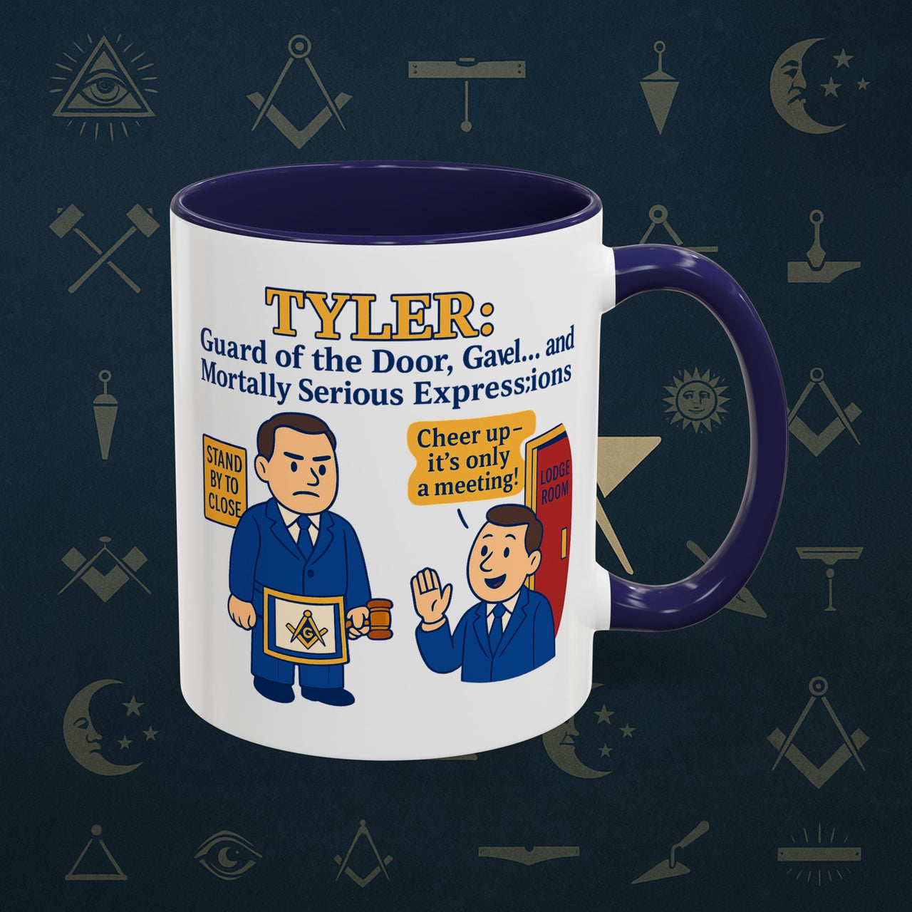 Masonic Mugs - Masonic Mysteries - Tyler Printify