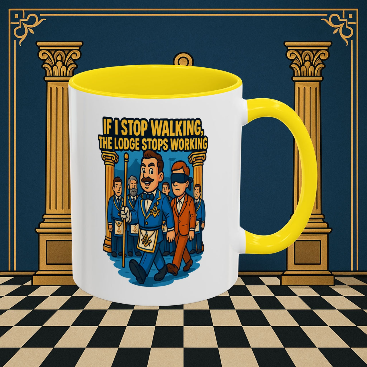 Masonic Mugs - Walking the Masonic Path - Senior Deacon Printify