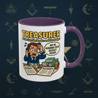 Masonic Mugs - Budget Blues - Treasurer Printify