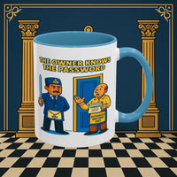 Masonic Mugs - Accent Coloured 11oz Mug - Masonic Mayhem - Inner Guard Printify