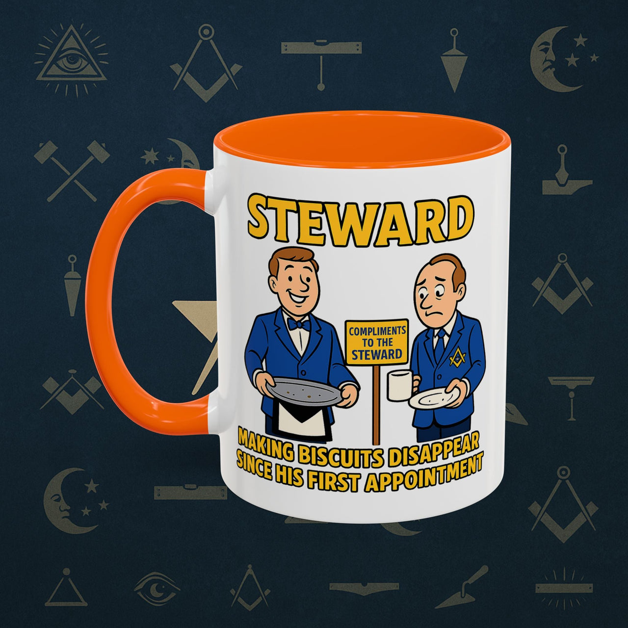 Masonic Mugs - Vanishing Biscuits - Steward Printify