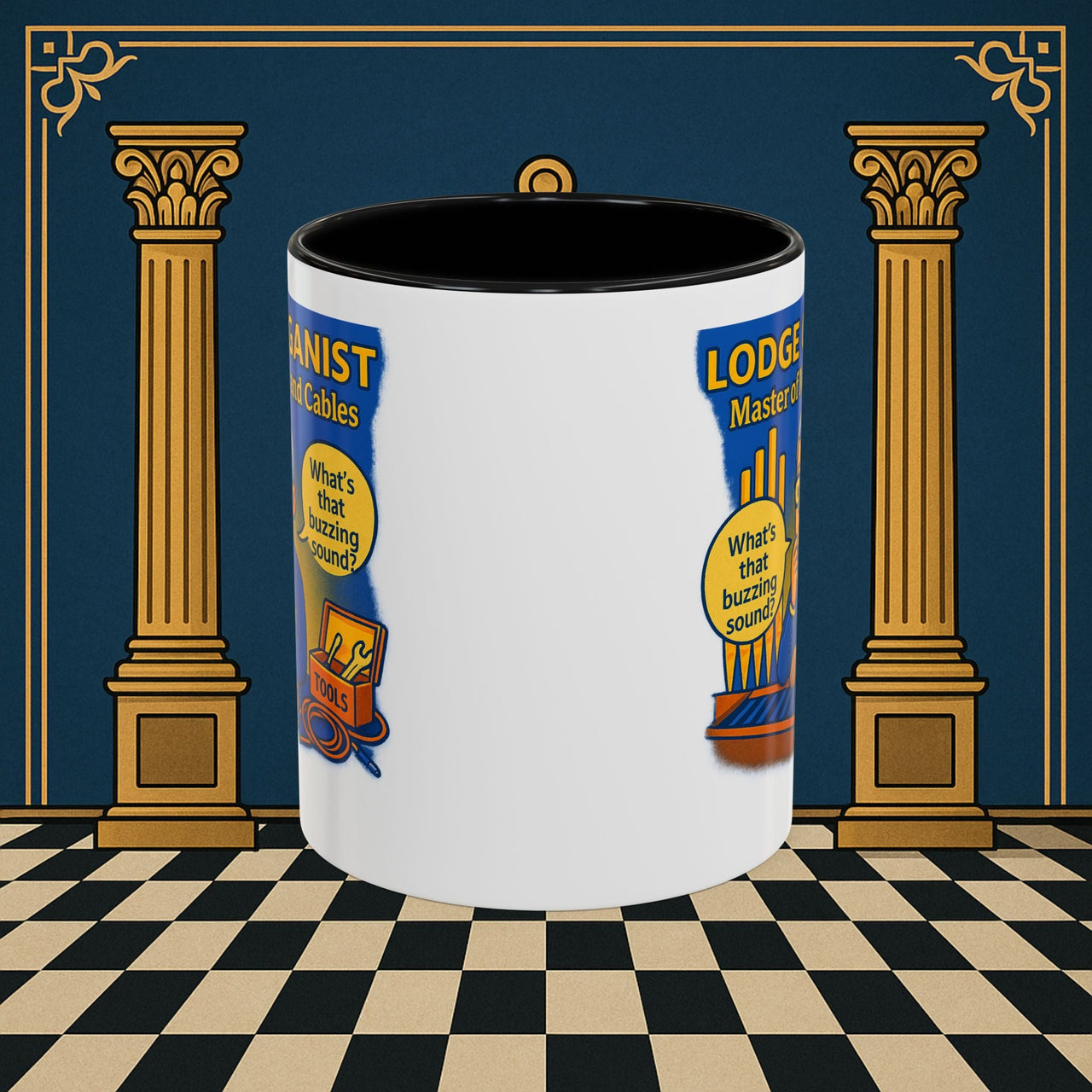 Masonic Mugs - Buzz Kill - Organist Printify