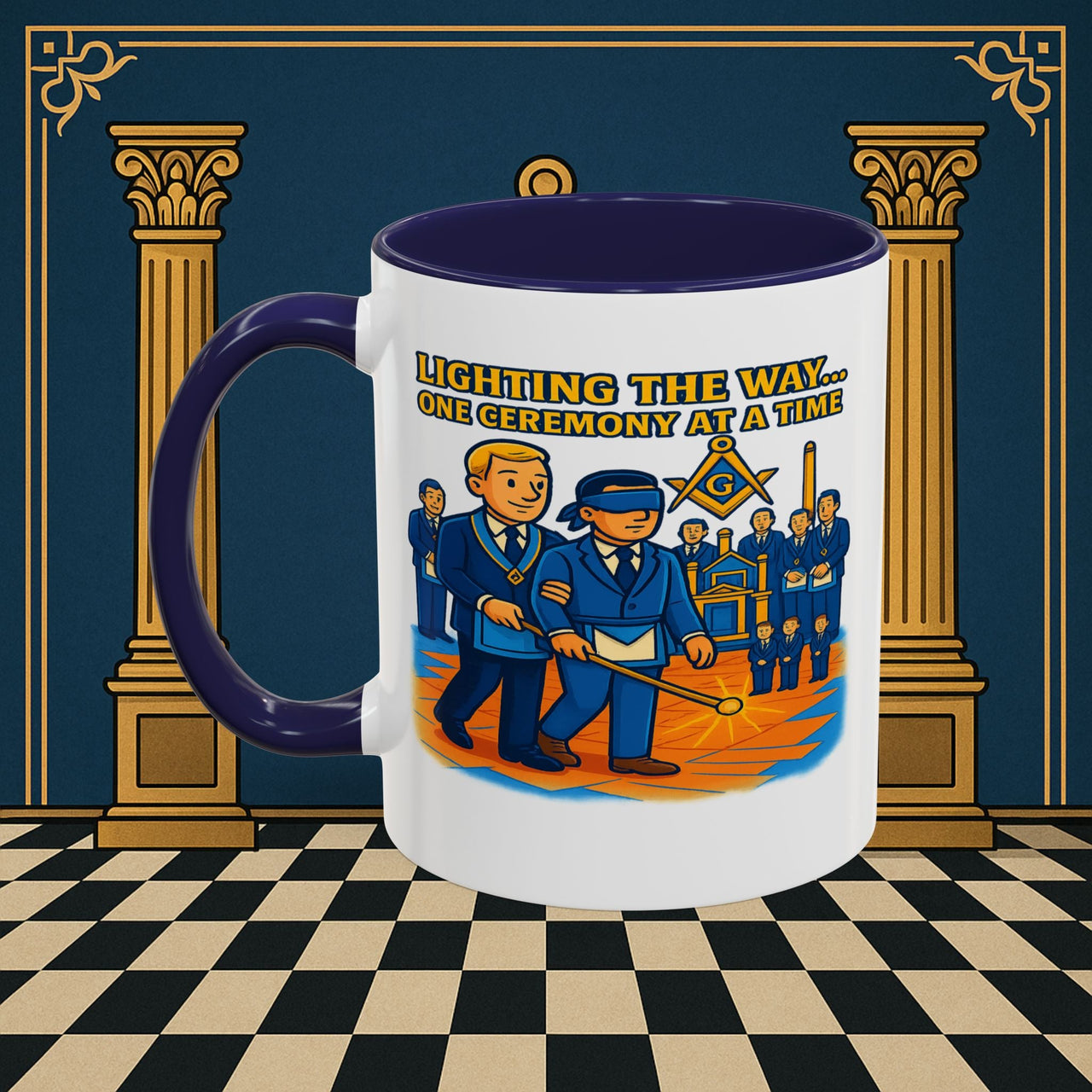 Masonic Mugs - Illuminated Brotherhood - Senior Deacon Printify
