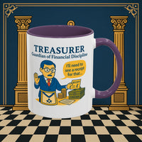 Masonic Mugs - Treasurer's Tally - Treasurer Printify