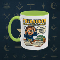 Masonic Mugs - Budget Blues - Treasurer Printify