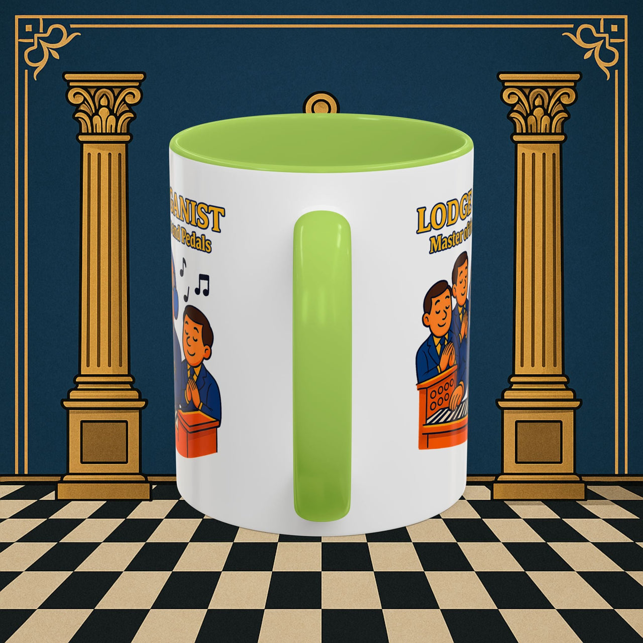 Masonic Mugs - Lodge Maestro - Organist Printify