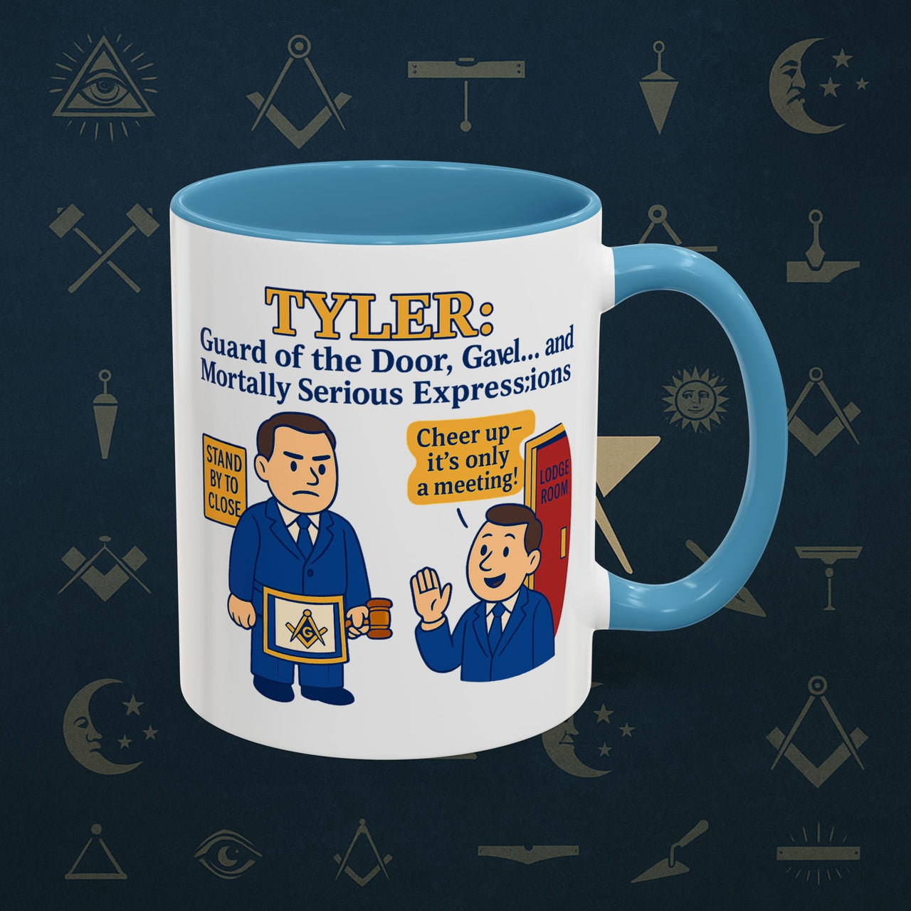 Masonic Mugs - Masonic Mysteries - Tyler Printify
