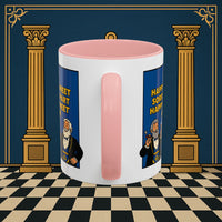 Masonic Mugs Ready to Go – Happy to Meet Again (Accent Coloured 11oz Mug) Printify