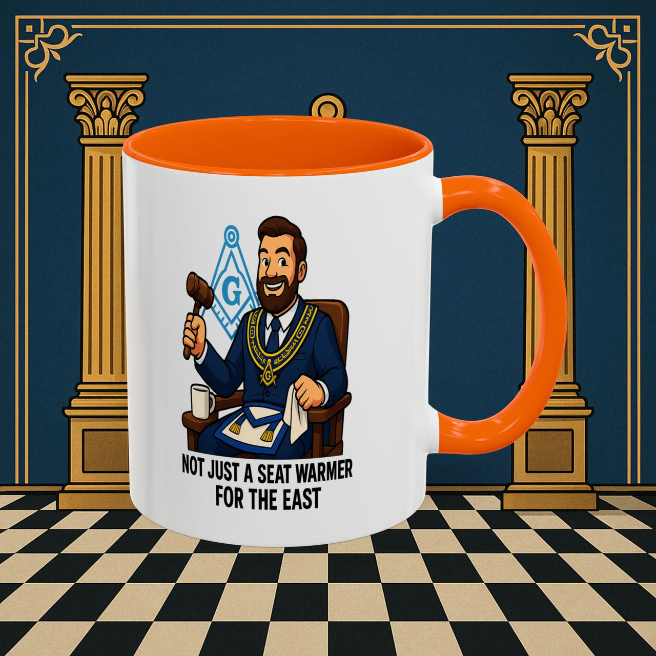 Masonic Mugs - Masonic Majesty - Senior Warden Printify