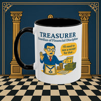 Masonic Mugs - Treasurer's Tally - Treasurer Printify