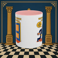 Masonic Mugs - Masonic Anticipation: Lodge Ninja in Waiting, Junior Deacon Printify