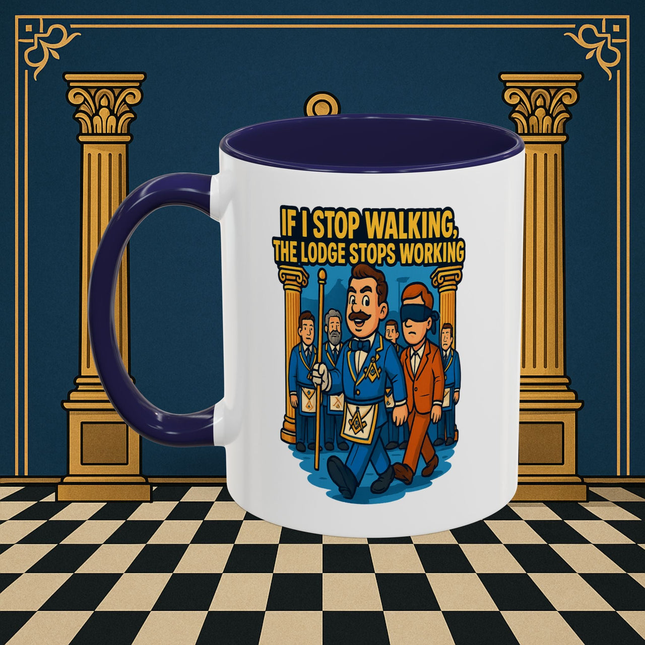 Masonic Mugs - Walking the Masonic Path - Senior Deacon Printify