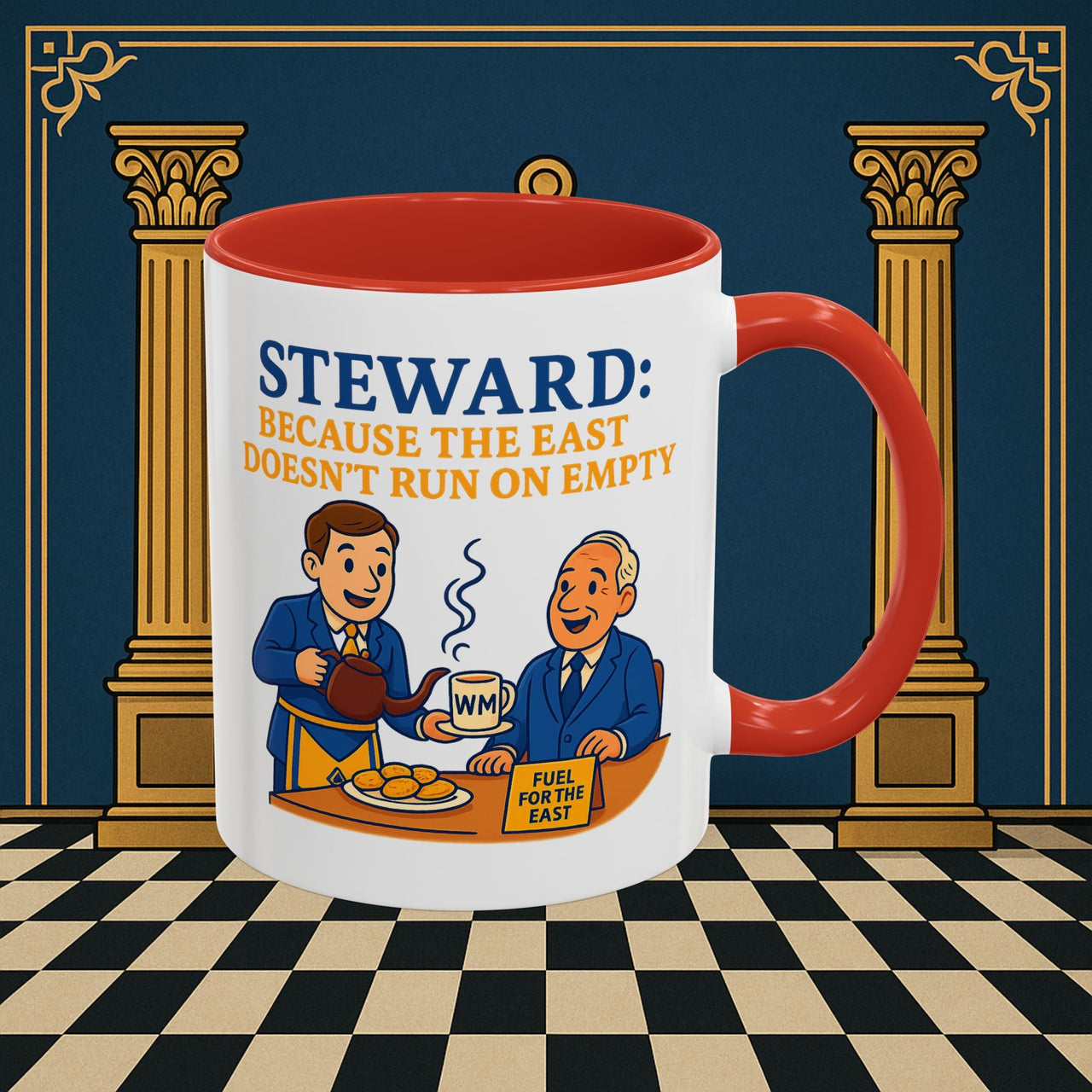 Masonic Mugs - Tea and Empires - Steward Printify