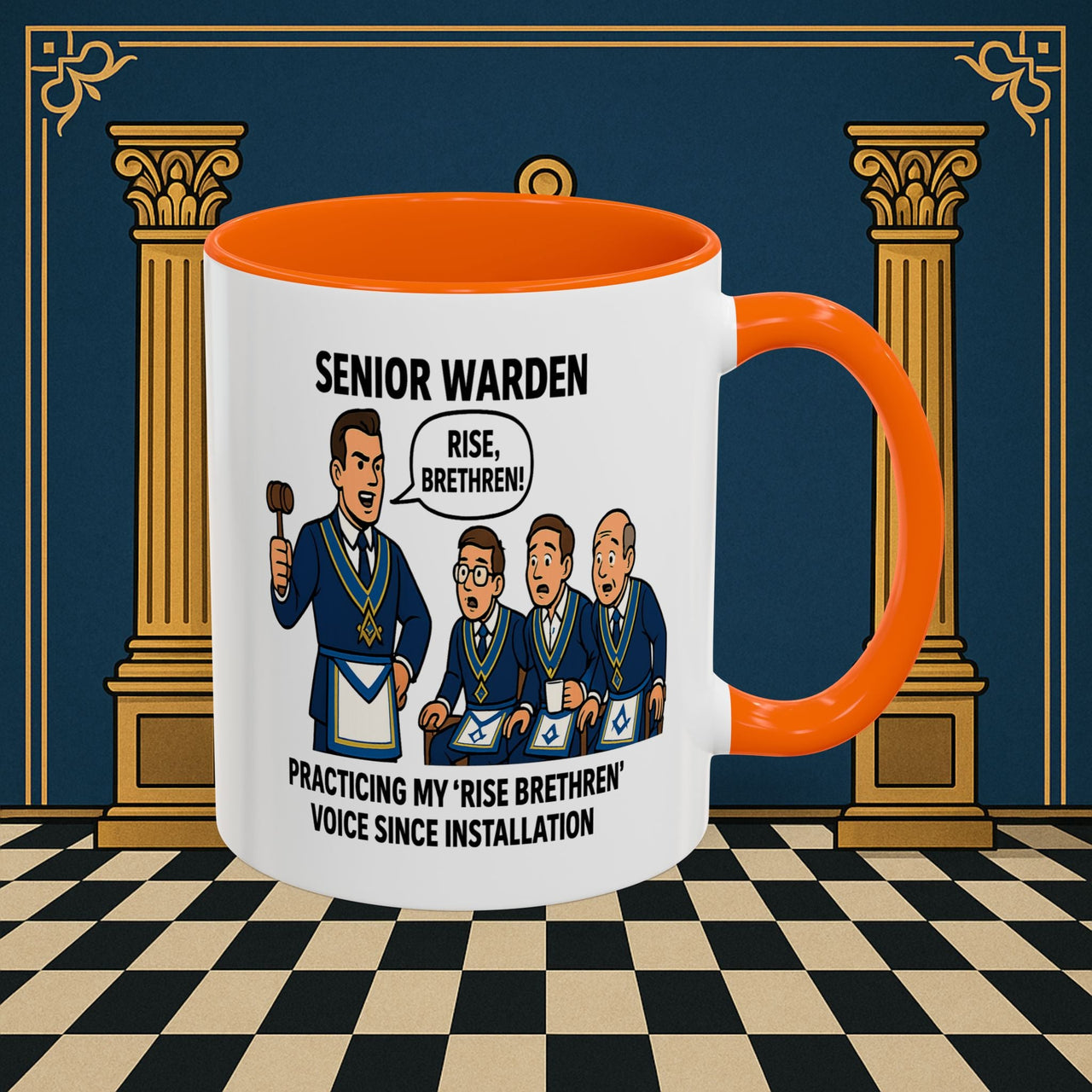 Masonic Mugs - Lodge Leadership - Senior Warden Printify