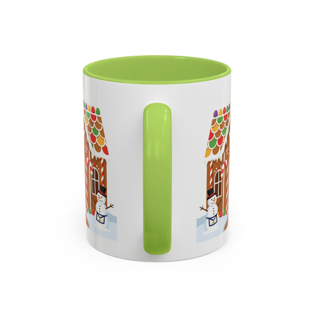 Masonic Gingerbread House — Festive Freemason Holiday Ugly Sweater Design Printify