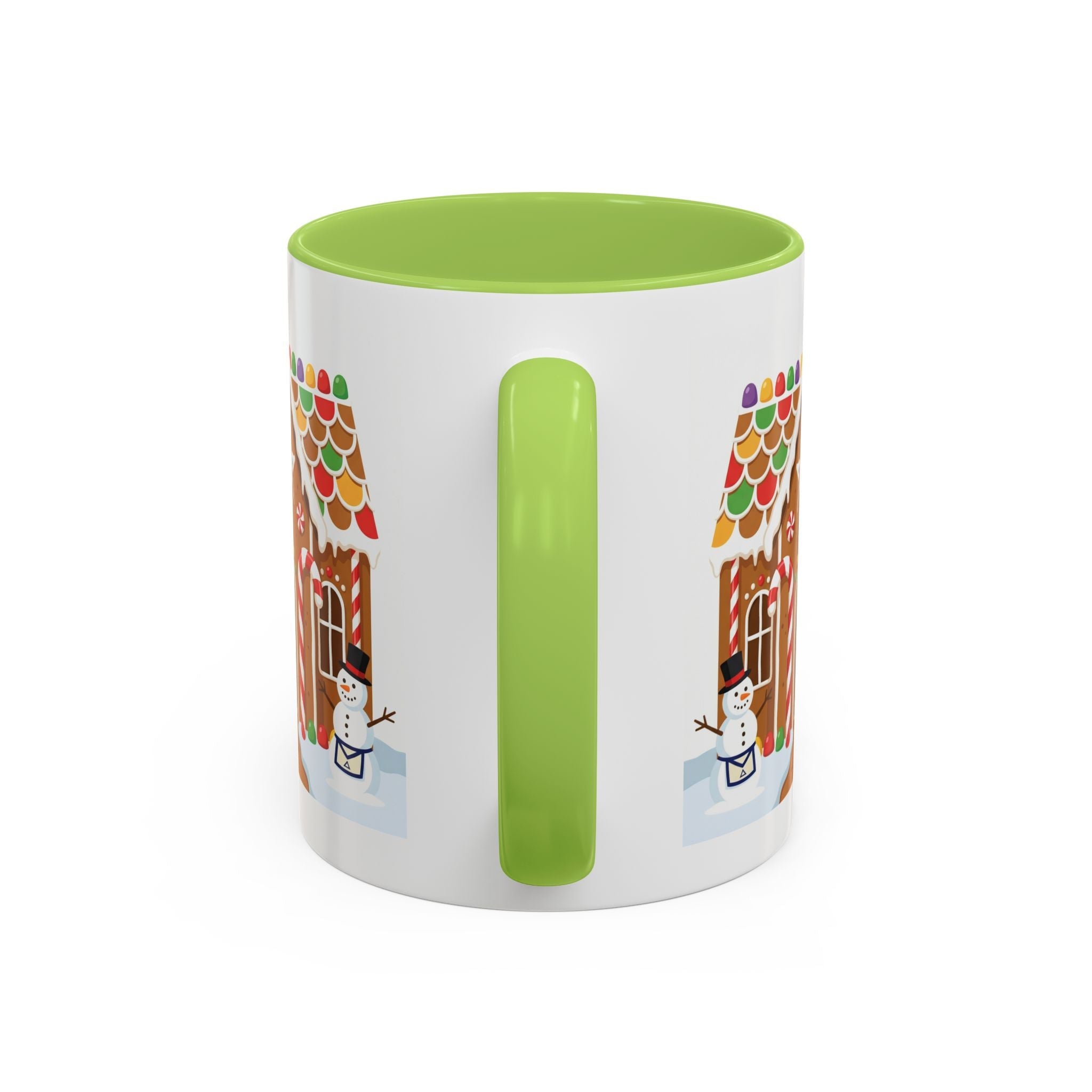 Masonic Gingerbread House — Festive Freemason Holiday Ugly Sweater Design Printify