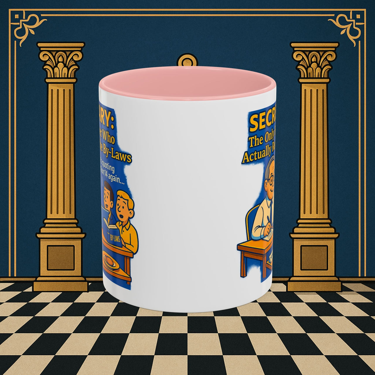 Masonic Mugs - Bureaucratic Bliss - Secretary Printify