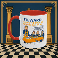 Masonic Mugs - Refreshment of Reason - Steward Printify