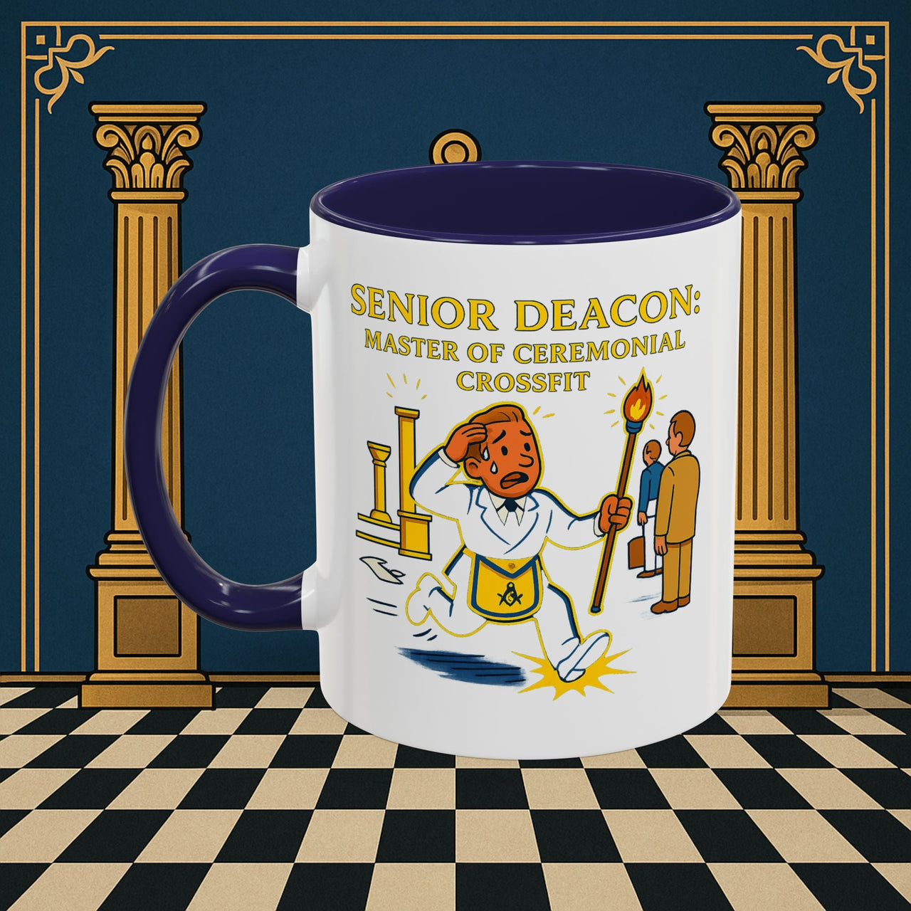 Masonic Mugs - Senior Deacon's CrossFit Challenge - Senior Deacon Printify