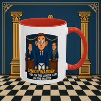 Masonic Mugs - Masonic Watchfulness - Senior Warden Printify