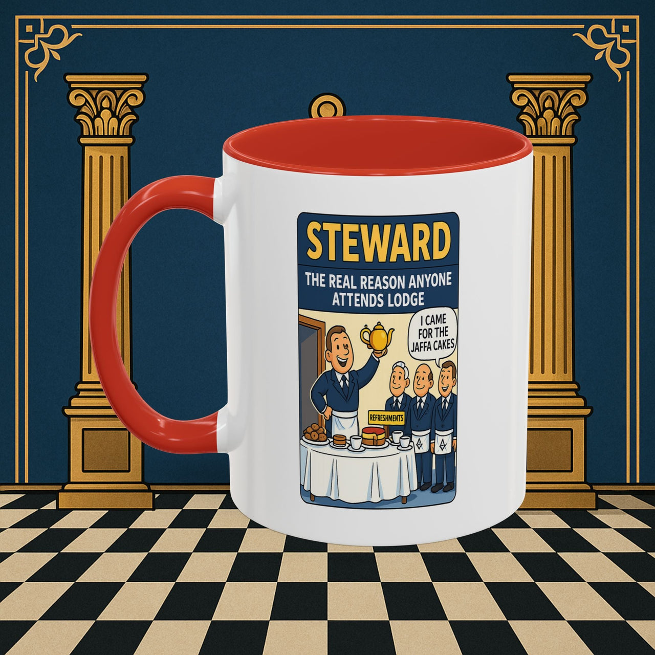 Masonic Mugs - Fraternal Feast - Steward Printify