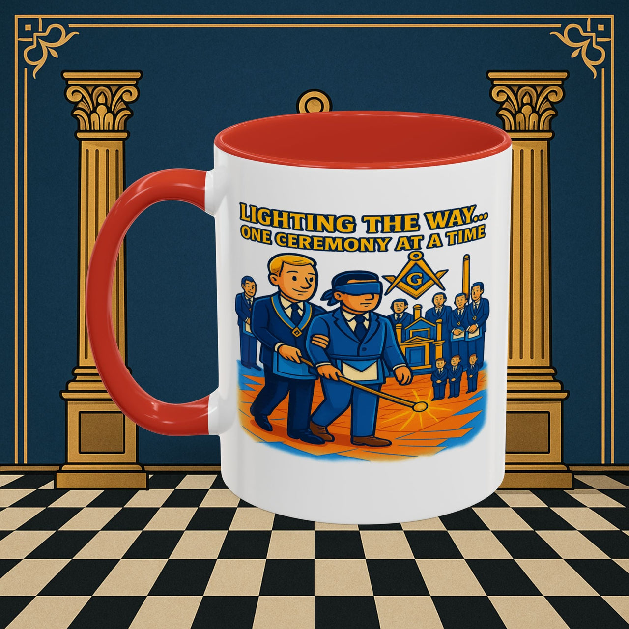 Masonic Mugs - Illuminated Brotherhood - Senior Deacon Printify