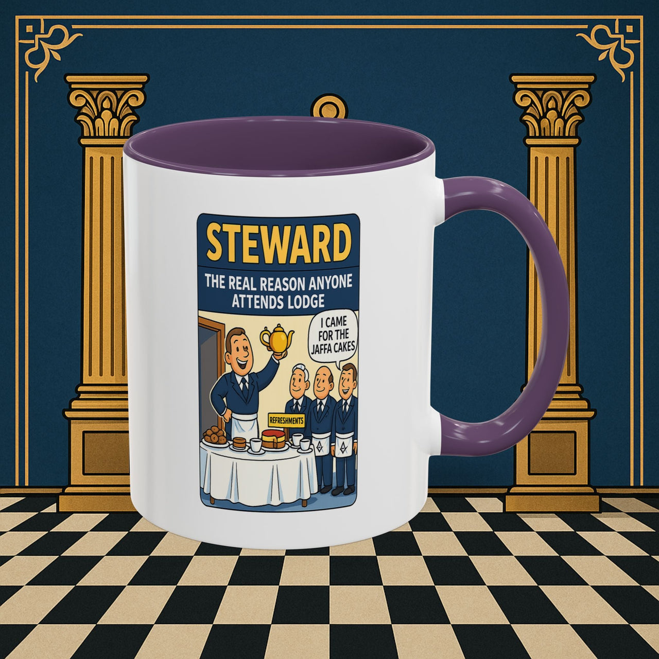 Masonic Mugs - Fraternal Feast - Steward Printify