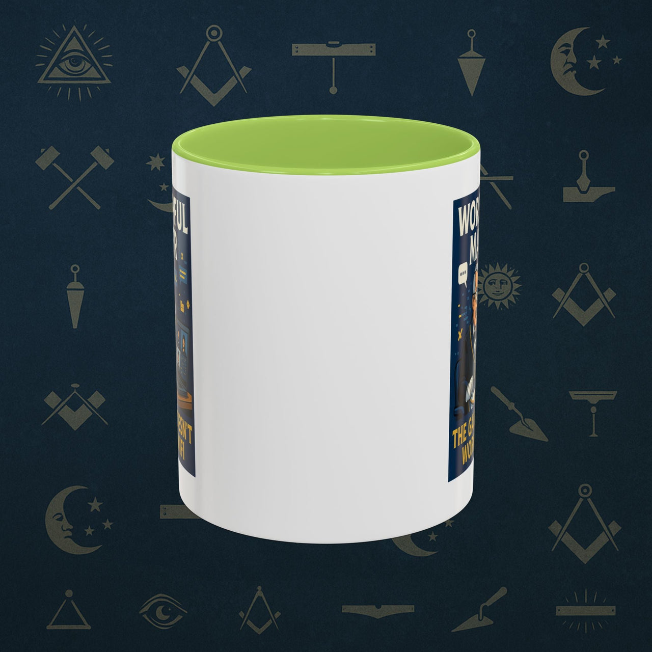 Masonic Mugs - Virtual Vertigo - Worshipful Master Printify