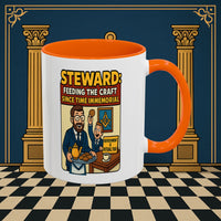 Masonic Mugs - Feeding Freemasonry's Fellowship - Steward Printify