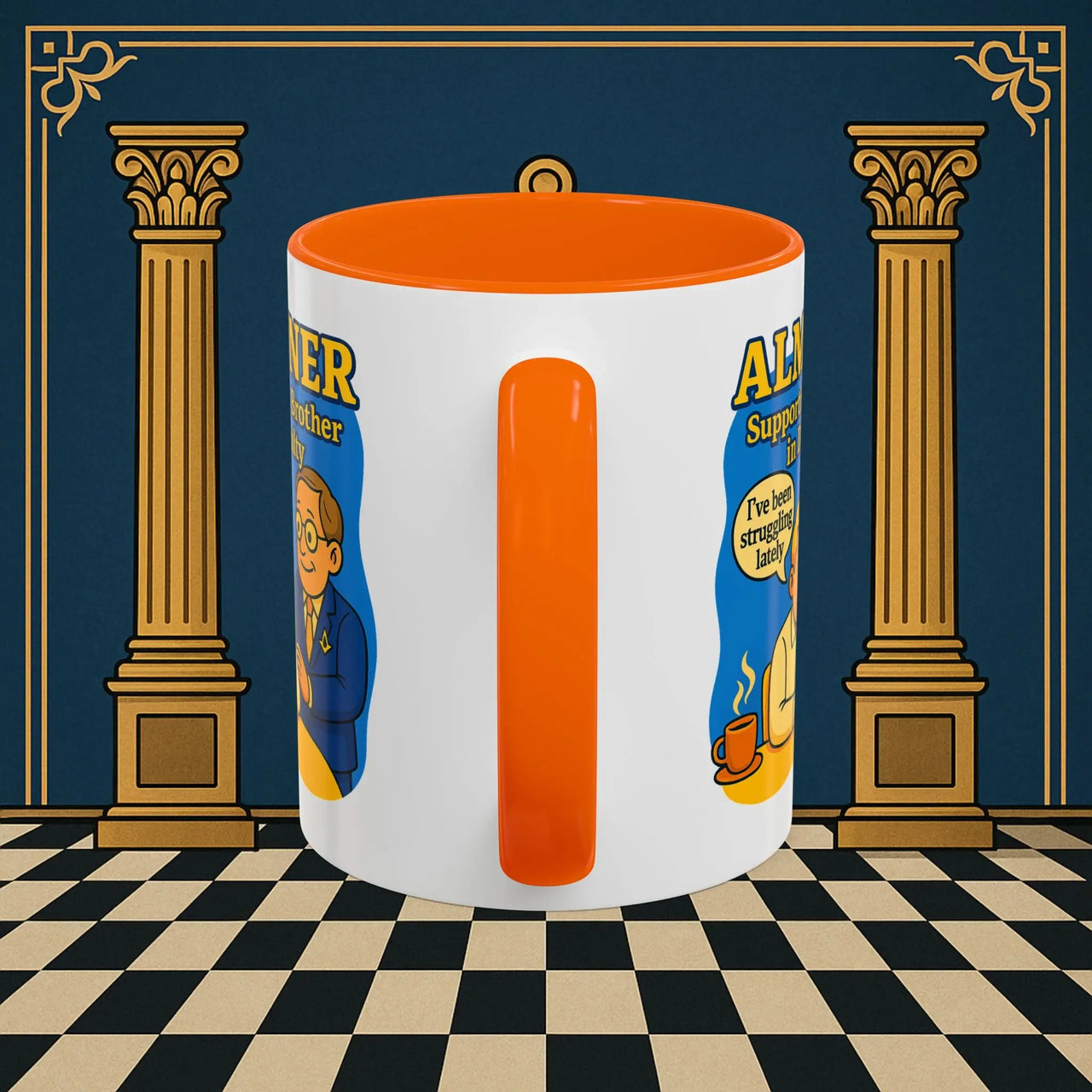 Masonic Mugs - Almoner's Assist - Almoner Printify