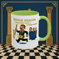 Masonic Mugs - Stepping Out - Senior Deacon Printify