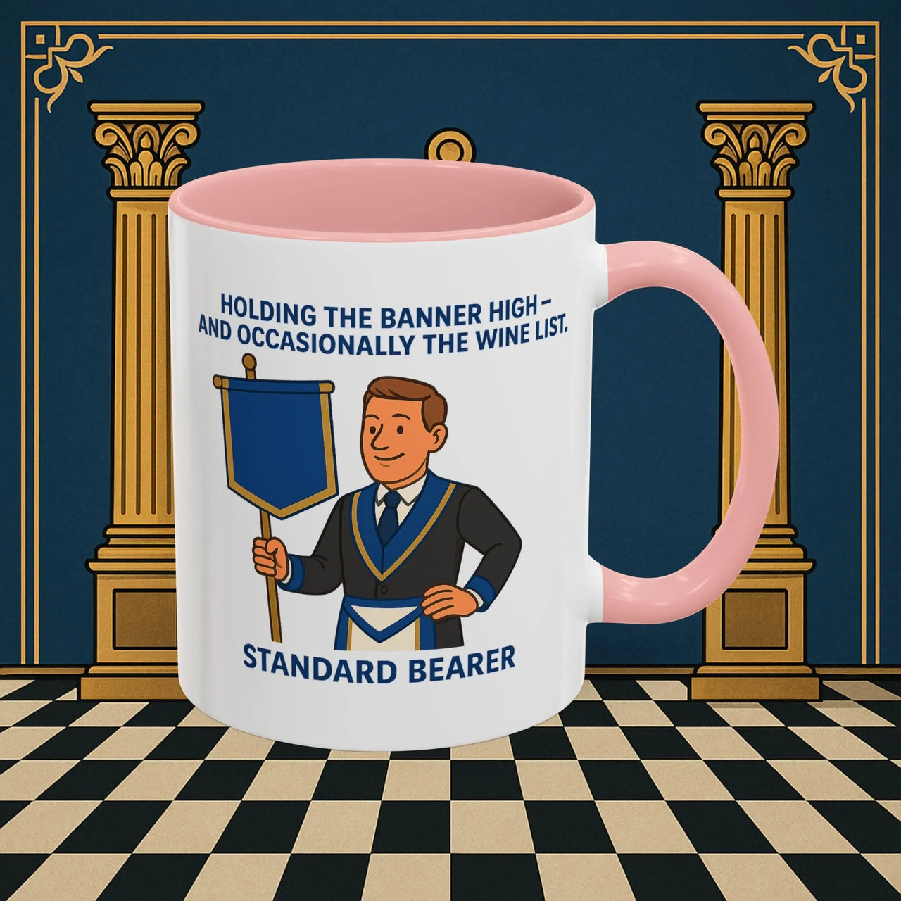Masonic Mugs - Banner and Barrel - Provincial Standard Bearer Printify