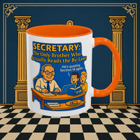 Masonic Mugs - Bureaucratic Bliss - Secretary Printify