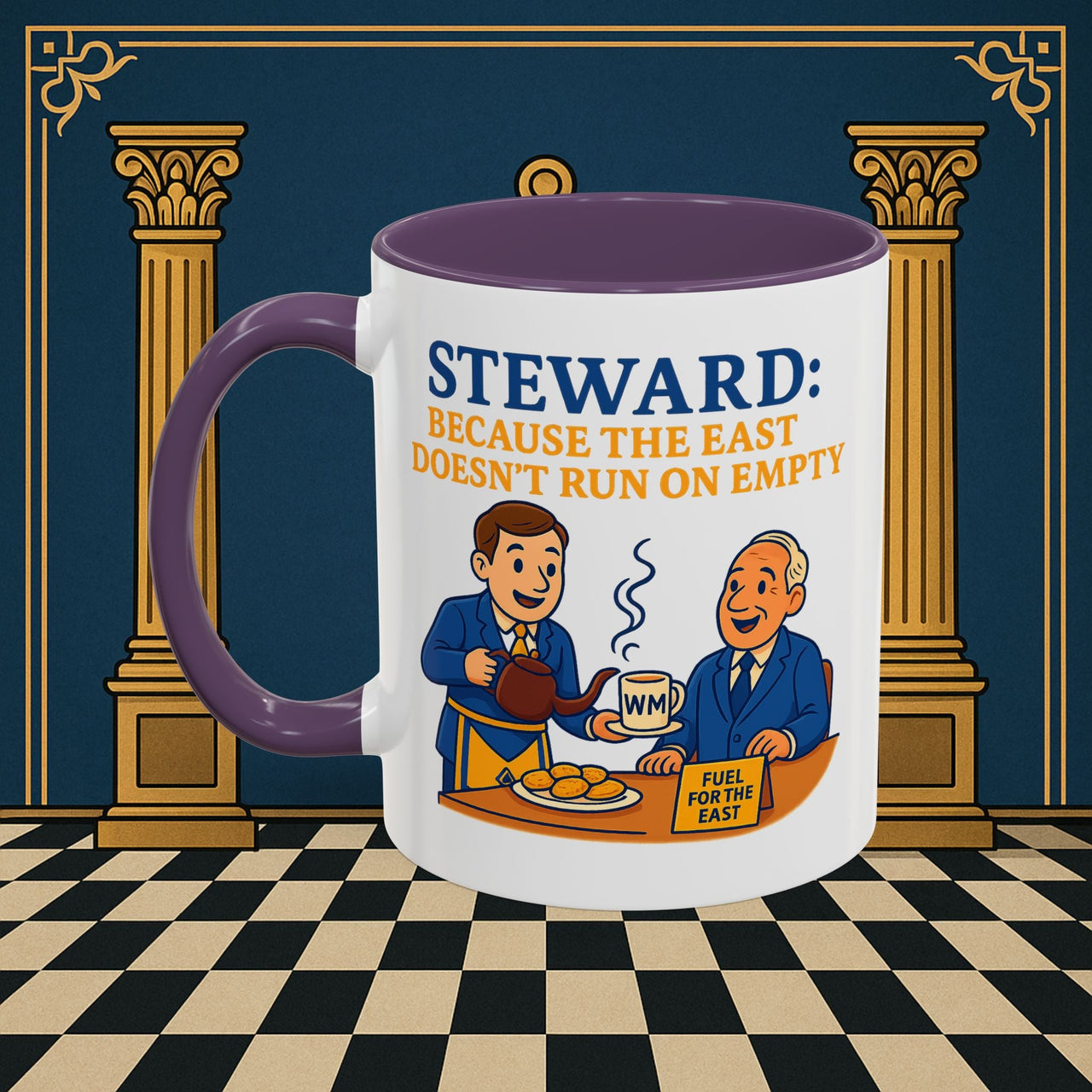Masonic Mugs - Tea and Empires - Steward Printify