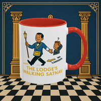 Masonic Mugs - The Lodge's Walking Satnav - Senior Deacon Printify