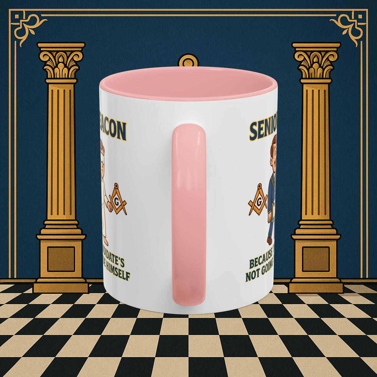 Masonic Mugs - Guiding Light - Senior Deacon Printify