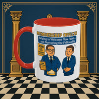 Masonic Mugs - Welcome to the Club - Membership Secretary Printify