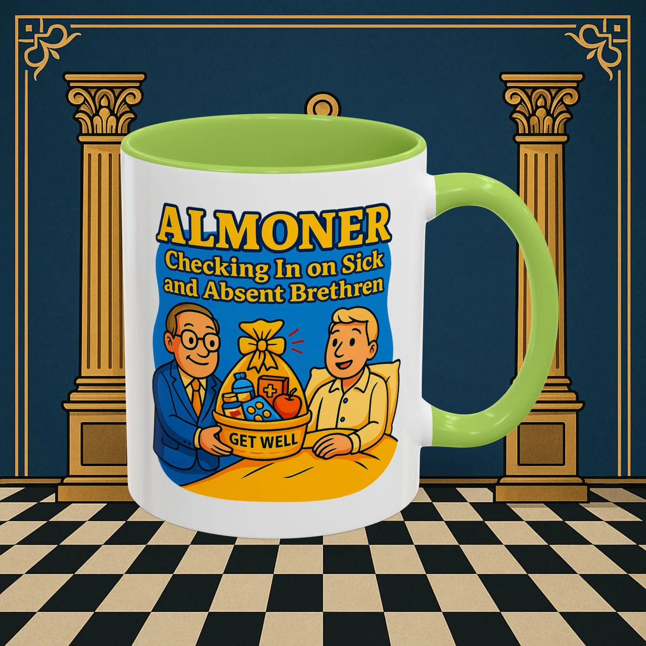Masonic Mugs - Caring Compassion - Almoner Printify