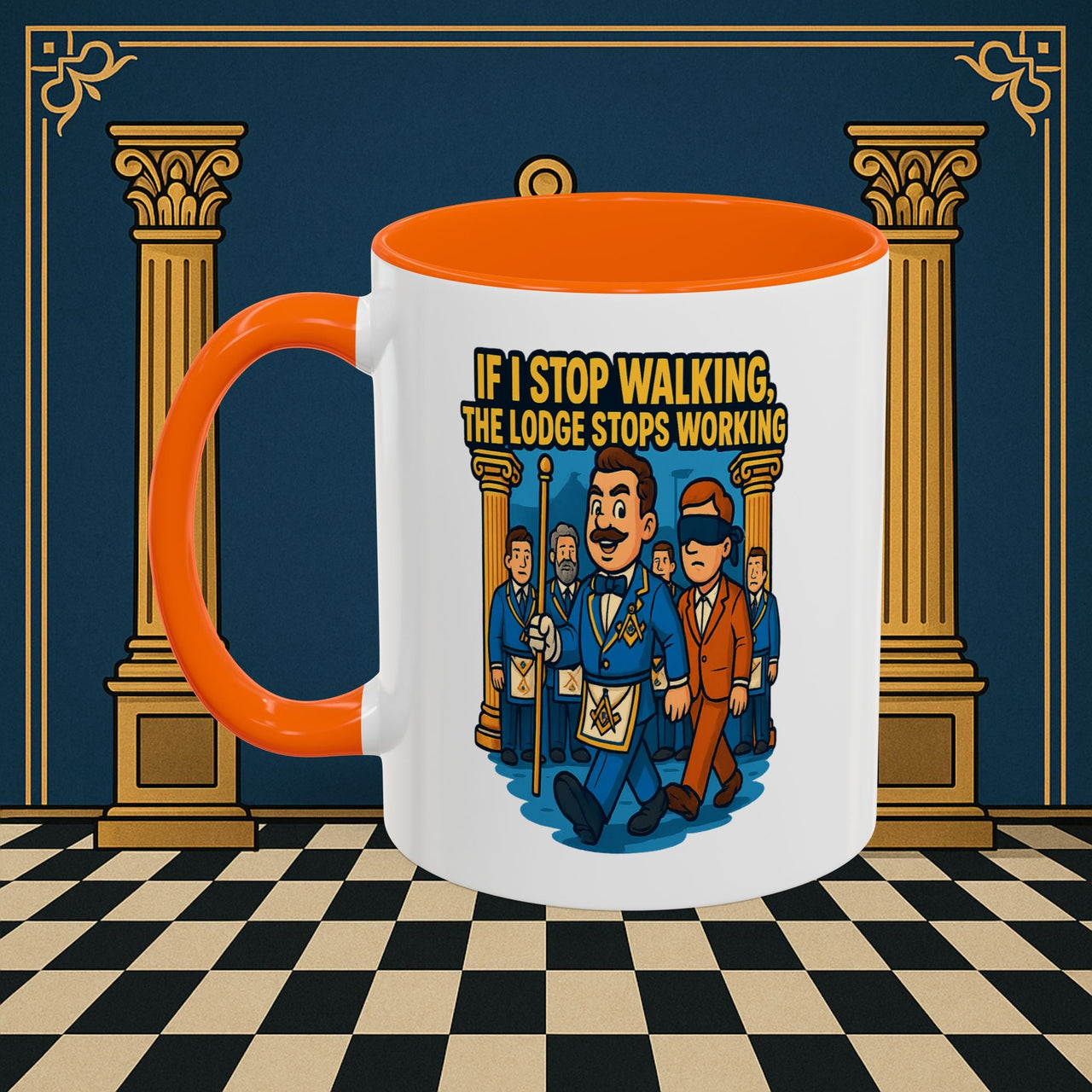 Masonic Mugs - Walking the Masonic Path - Senior Deacon Printify