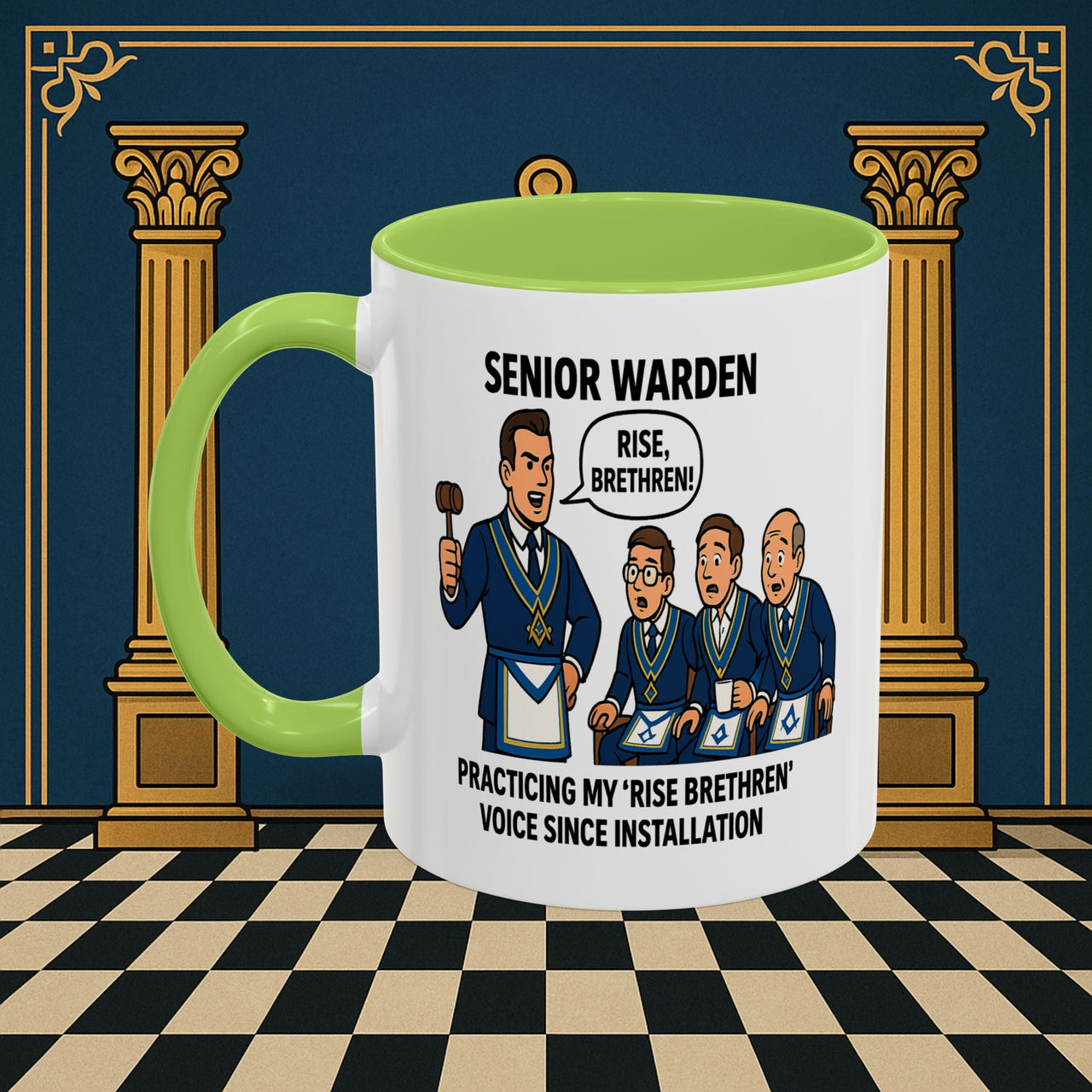 Masonic Mugs - Lodge Leadership - Senior Warden Printify
