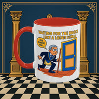 Masonic Mugs - Masonic Anticipation: Lodge Ninja in Waiting, Junior Deacon Printify