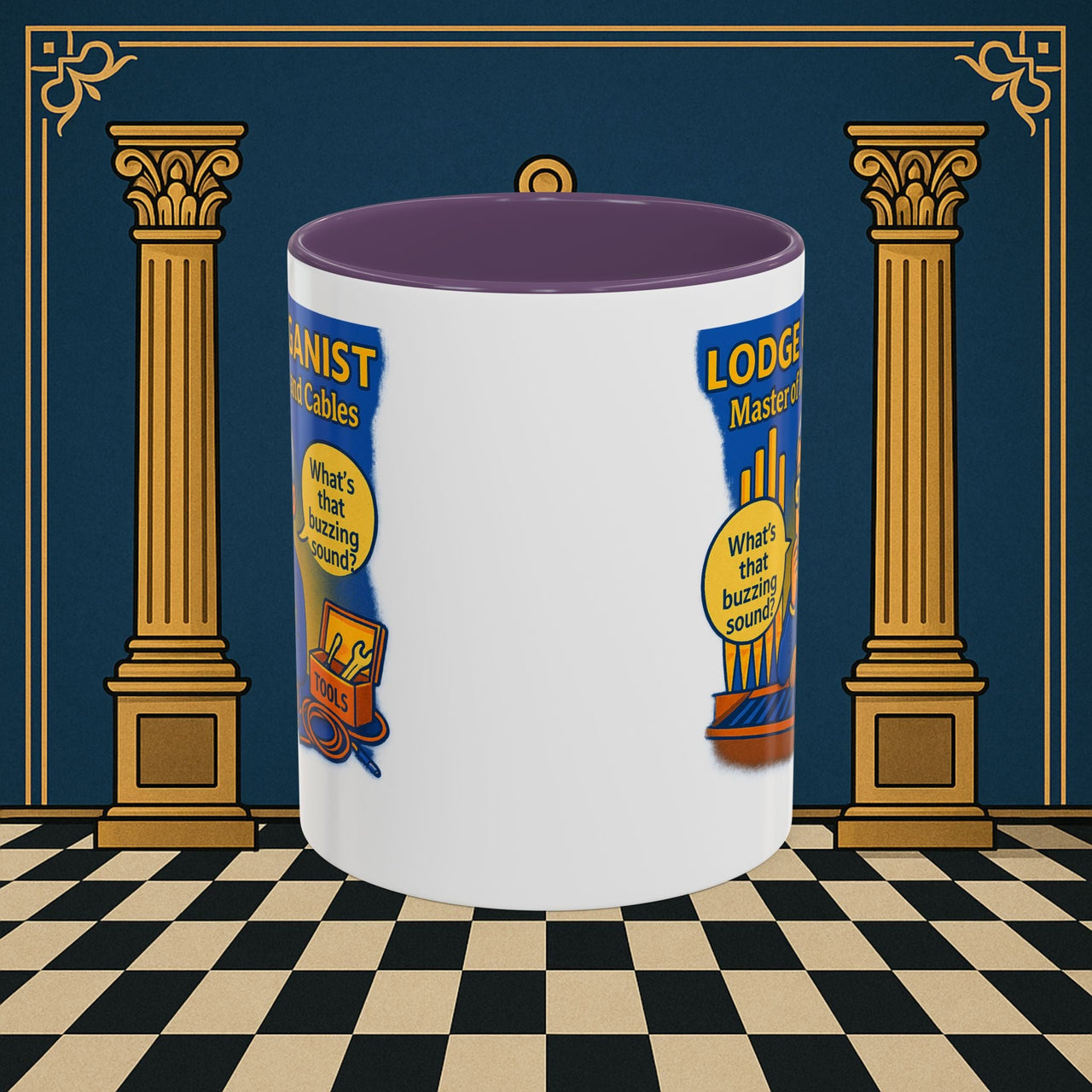 Masonic Mugs - Buzz Kill - Organist Printify
