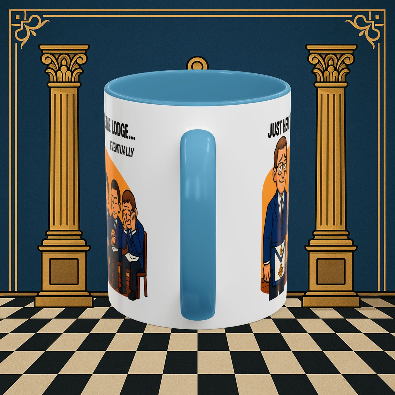 Masonic Mugs - Lodge of Endless Deliberation - Senior Warden Printify