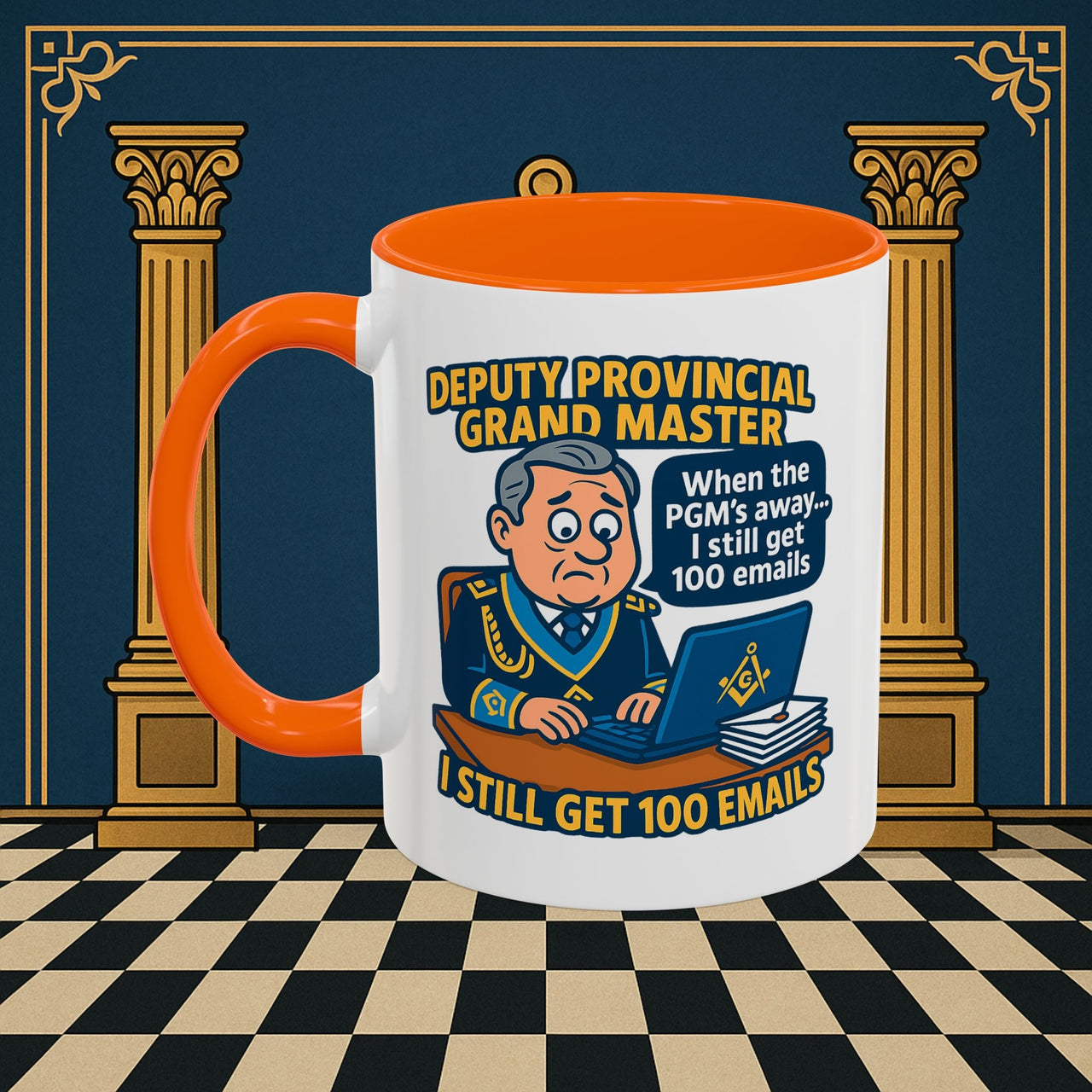 Masonic Mugs - Email Overload - Deputy Provincial Grand Master Printify