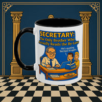 Masonic Mugs - Bureaucratic Bliss - Secretary Printify