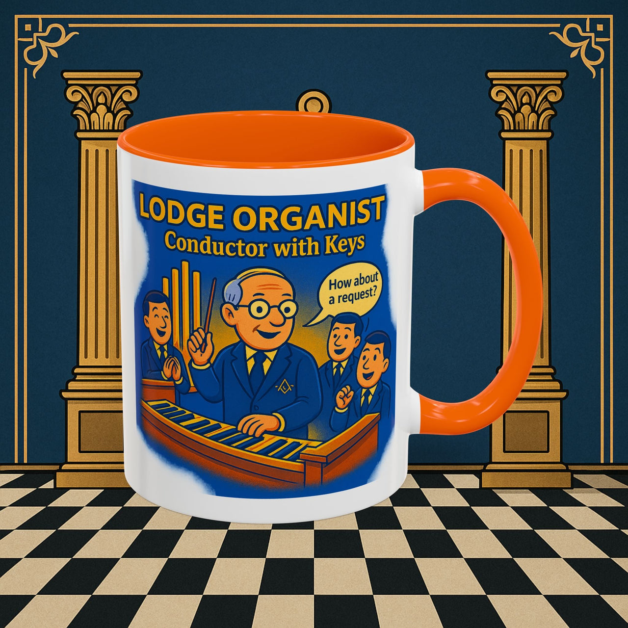 Masonic Mugs - Masonic Melodies - Organist Printify