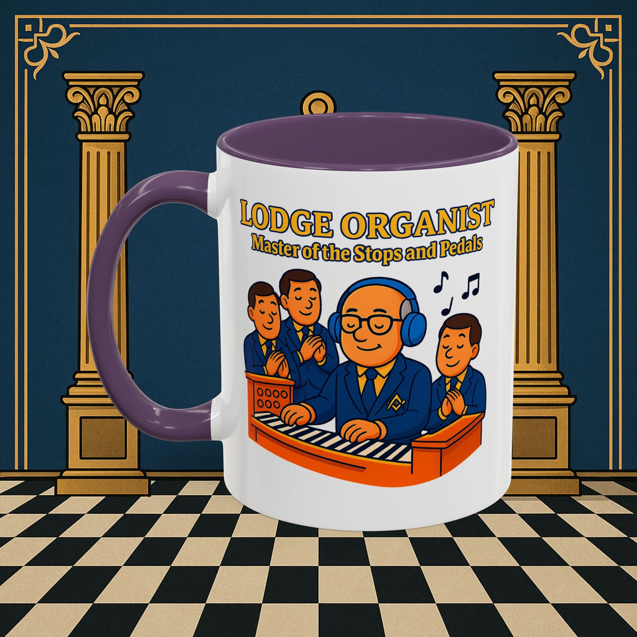 Masonic Mugs - Lodge Maestro - Organist Printify