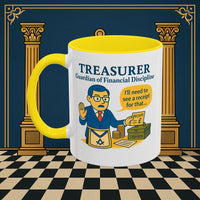 Masonic Mugs - Treasurer's Tally - Treasurer Printify
