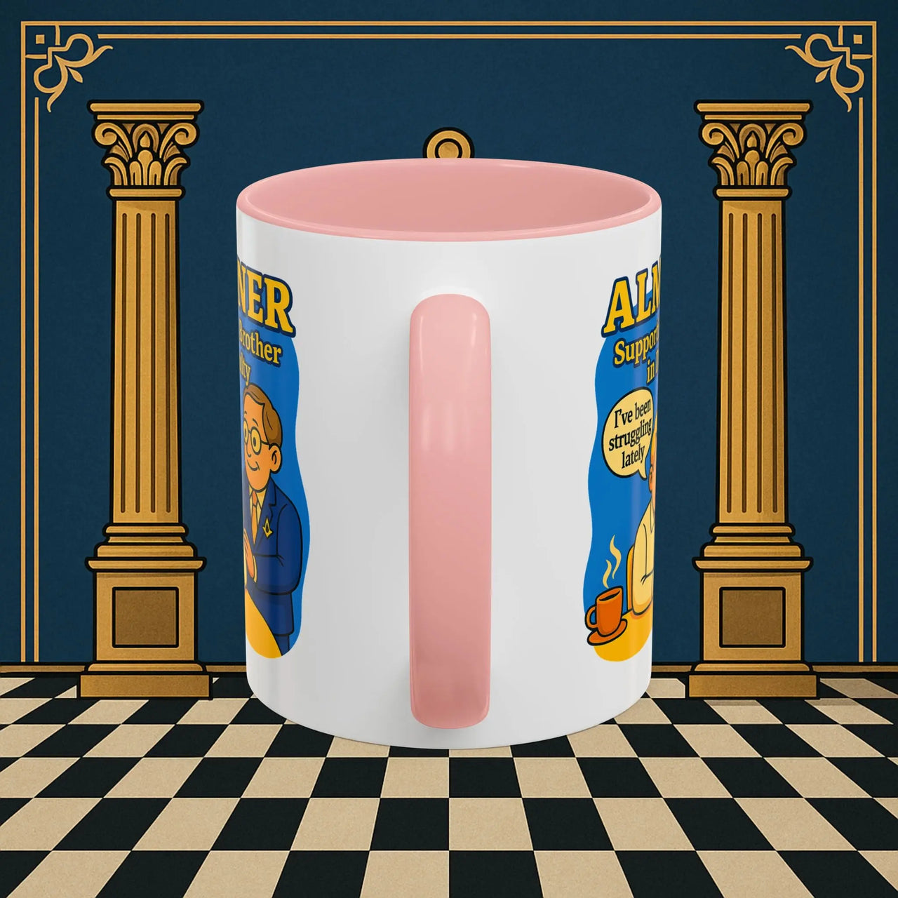 Masonic Mugs - Almoner's Assist - Almoner Printify