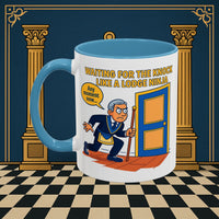 Masonic Mugs - Masonic Anticipation: Lodge Ninja in Waiting, Junior Deacon Printify